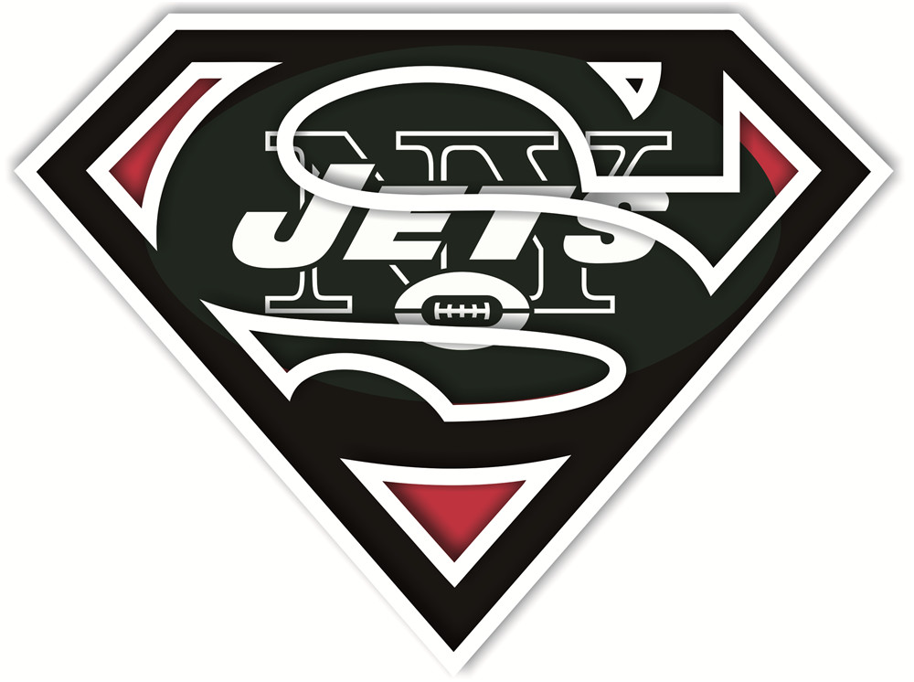 New York Jets superman logos iron on heat transfer